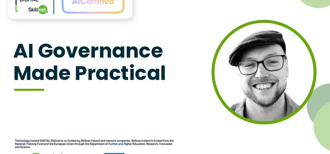 AI Certified Masterclass banner with photo of Alan Thornton