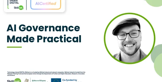 AI Certified Masterclass banner with photo of Alan Thornton